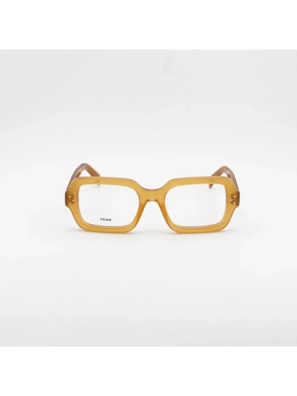 Celine CL50147I 045 Eyeglasses Shiny Brown 51mm Square Frame